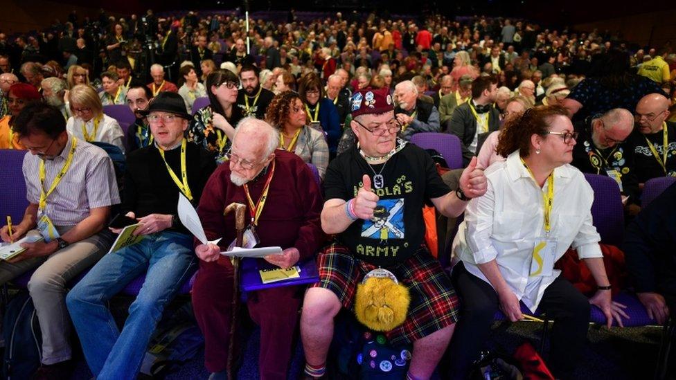 SNP conference delegates