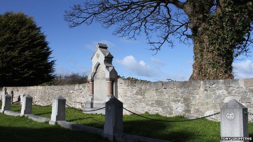 A memorial to the rail crash victims is at St Michael's Church, Abergele