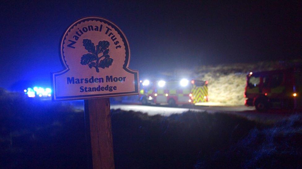 Marsden moor sign