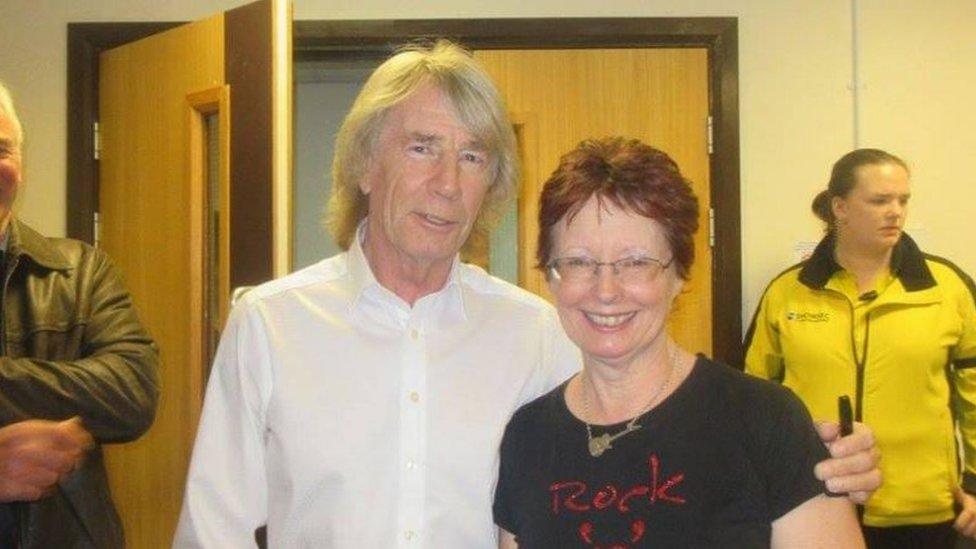 Rick Parfitt and Yvonne Hanvey