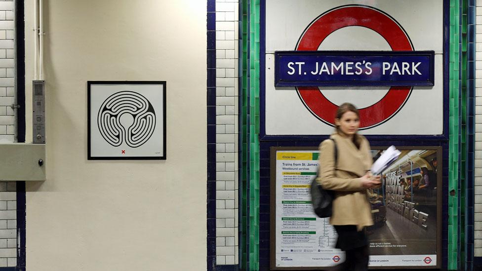 Tube station art