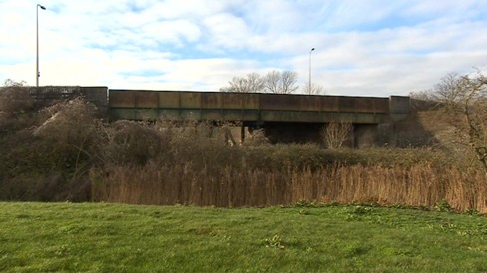 Winterstoke Road bridge in Weston-super-Mare