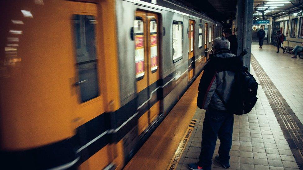 Buenos Aires metro train