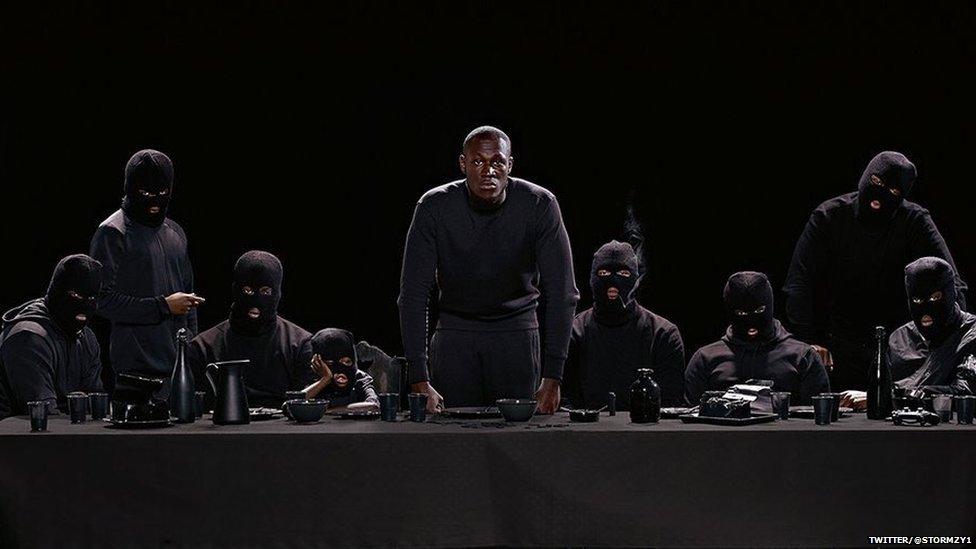 Stormzy's album cover looks like a famous painting of Jesus Christ
