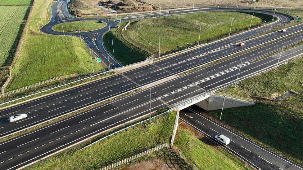 A1 underpass near Grantham