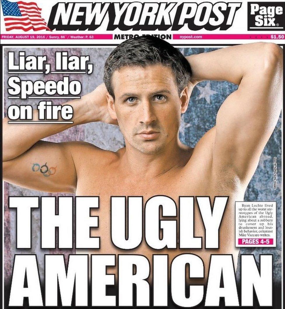 New York Post front page