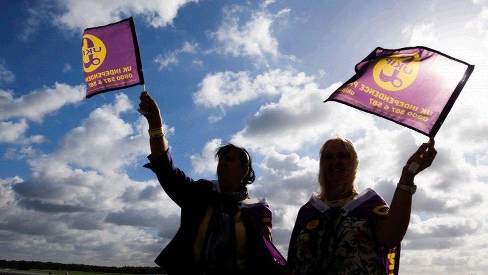 Activists at the UKIP conference