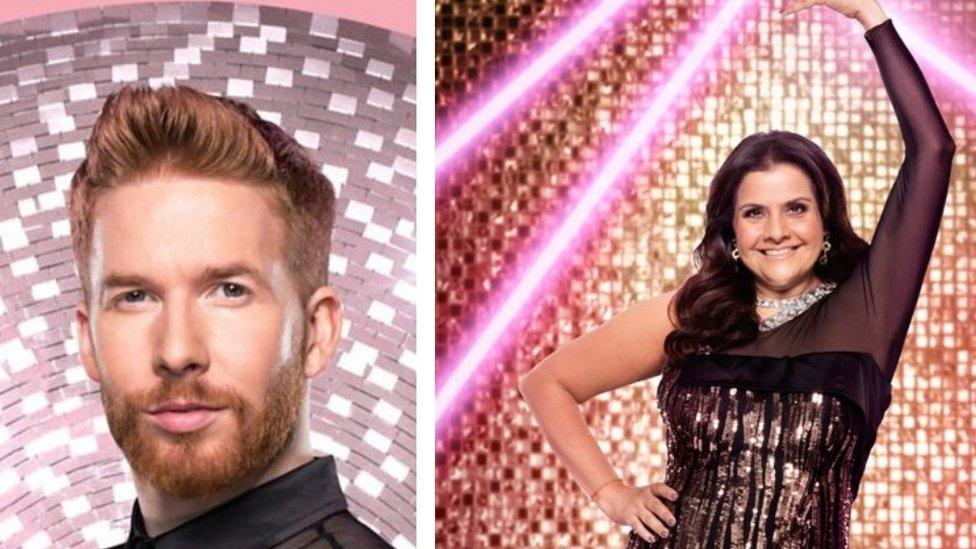 Nina Wadia and Neil Jones