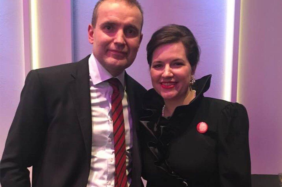 Icelandic President Gudni Johannesson and First Lady Eliza Reid