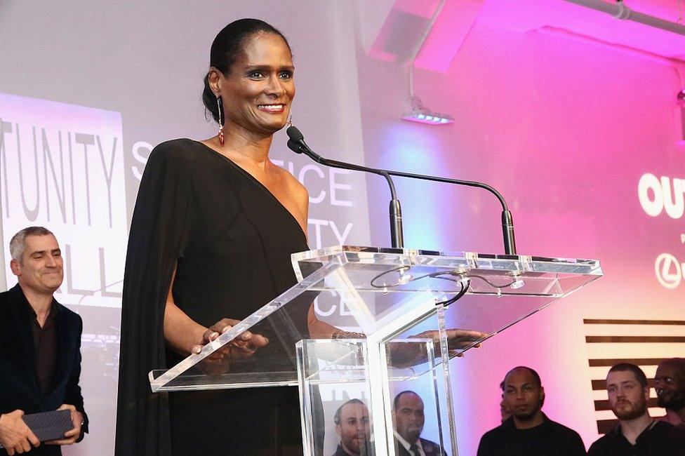 Tracey Norman speaks onstage during the 2016 OUT100 Gala at Metropolitan West on November 10, 2016 in New York City