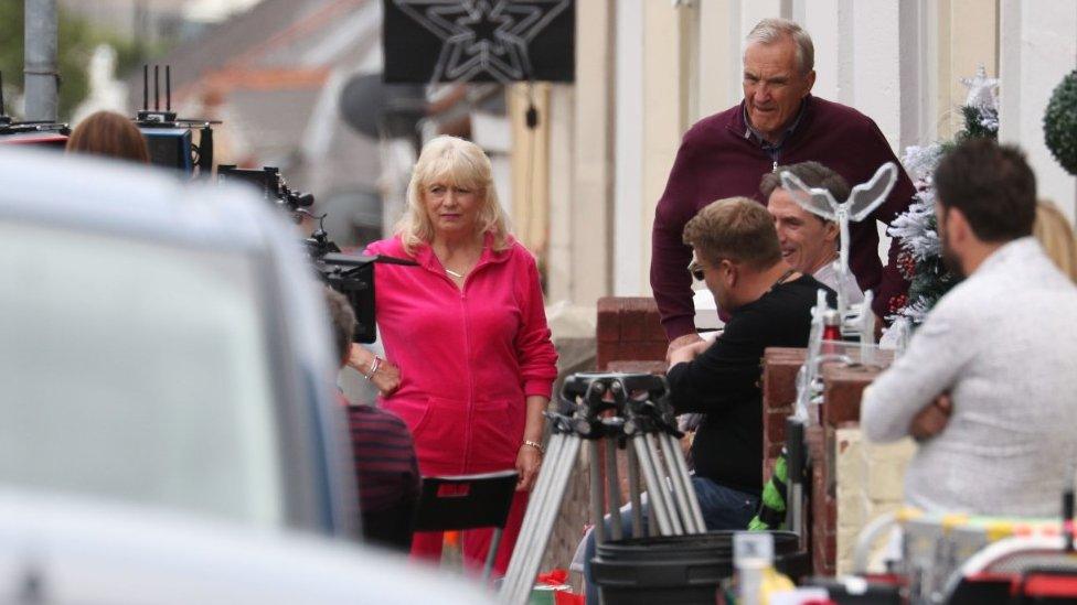 Alison Steadman and Larry Lamb