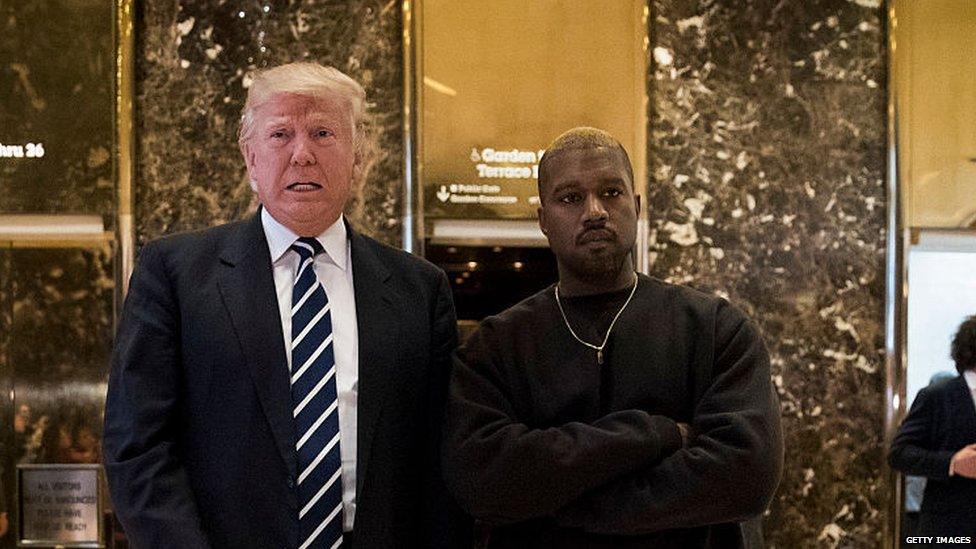 Kanye and Trump