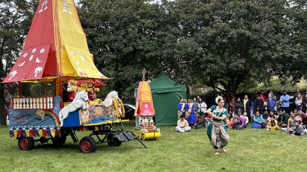 The Ratha Yatra festival in Cambridge