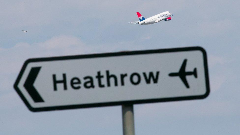 Heathrow sign