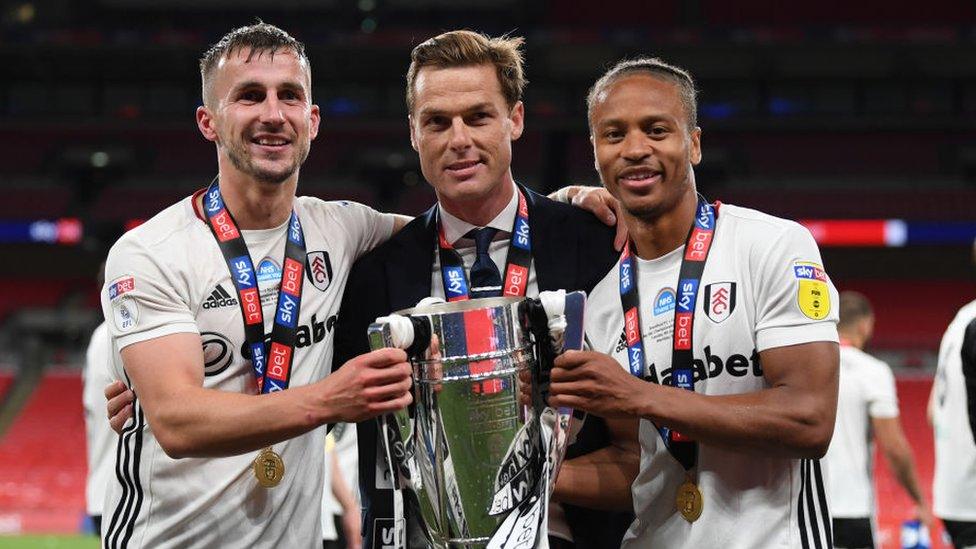 Scott Parker manager of Fulham, Joe Bryan and Bobby Decordova-Reid