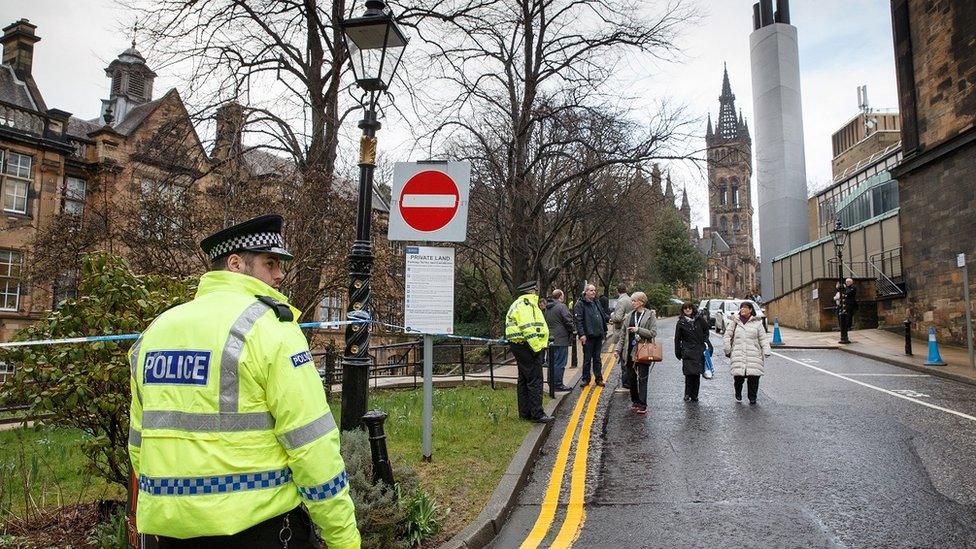 Glasgow Uni evacuation