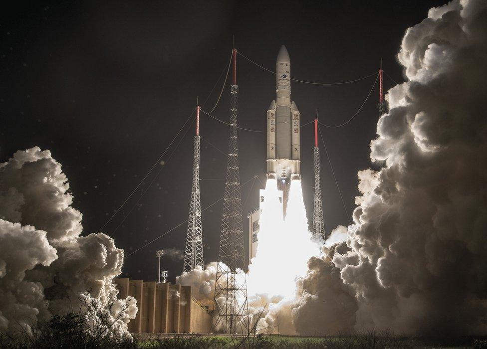 Thursday's Ariane launch