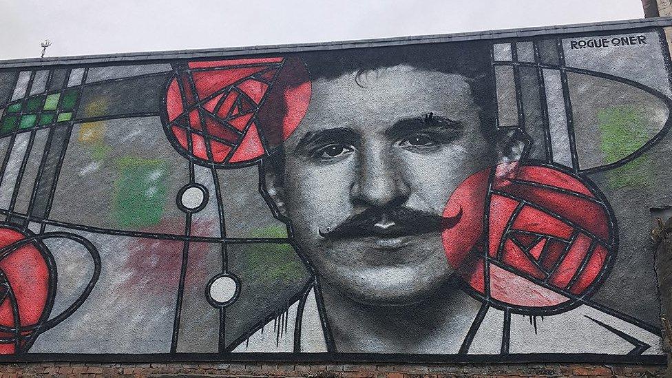 Charles Rennie Mackintosh mural