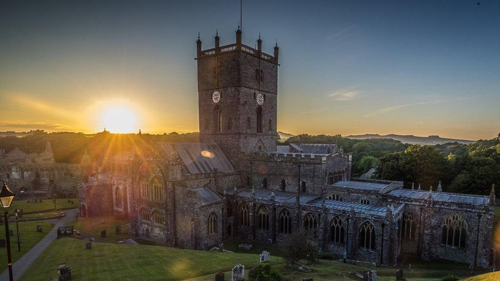 St David's Cathedral, Pembrokeshire, by John Finch.