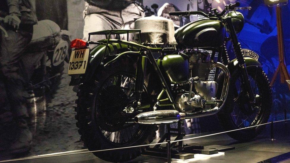 Steve McQueen's Triumph Bonneville from The Great Escape