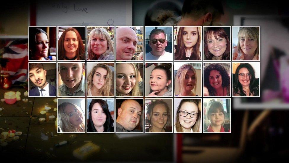 The 22 victims of the Manchester Arena bombing