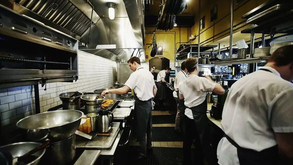 Restaurant kitchen