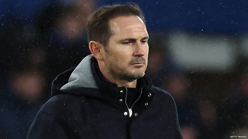 Everton manager Frank Lampard