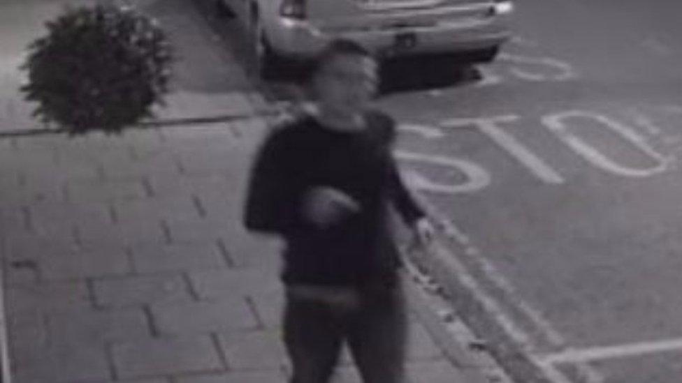 CCTV image of Rory Johnson-Hatfield in York