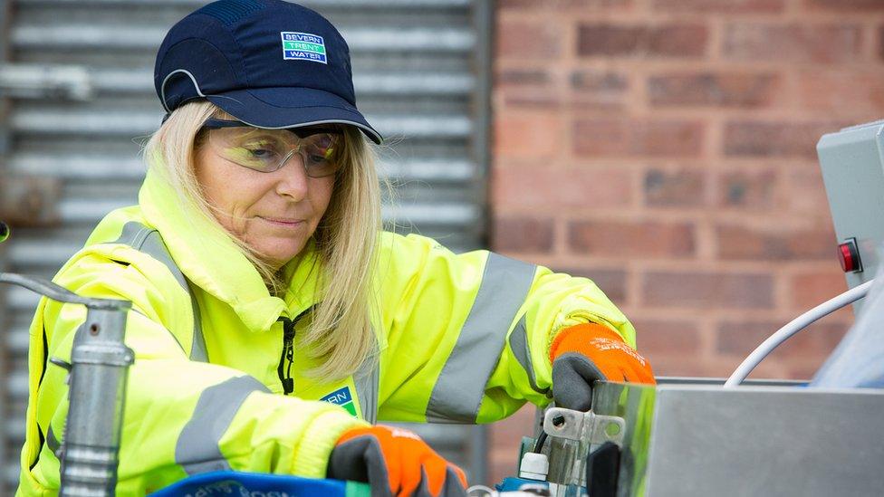 Severn Trent worker