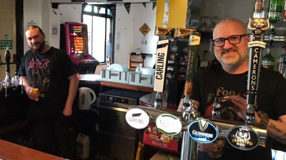 Staff at the Spring Bank Tavern in Hull