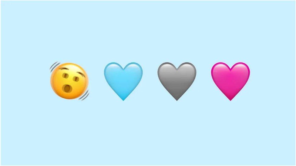 New heart emojis