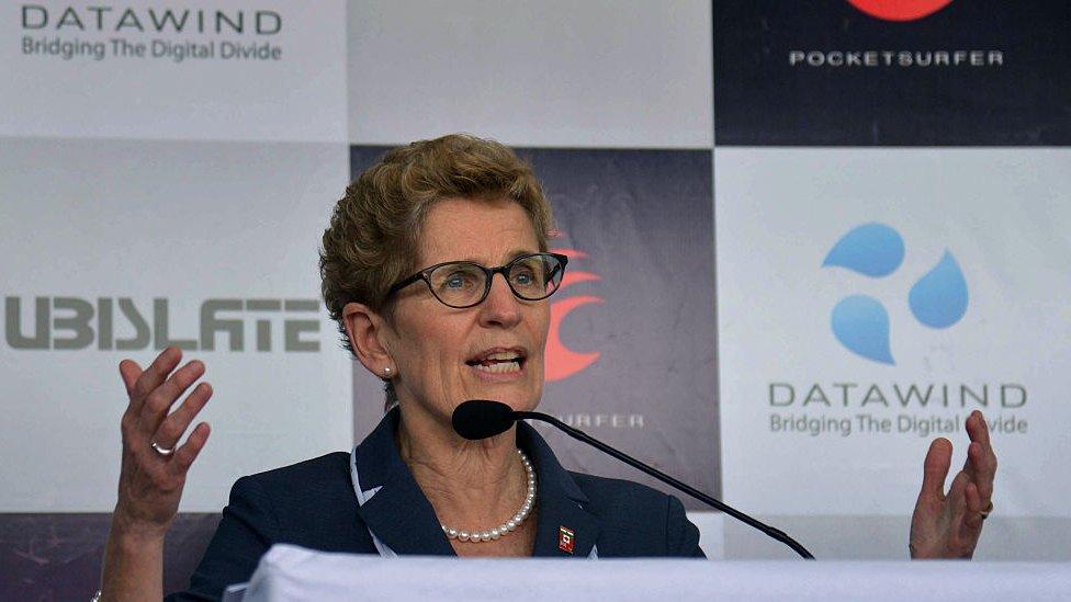 Ontario Premier Kathleen Wynne