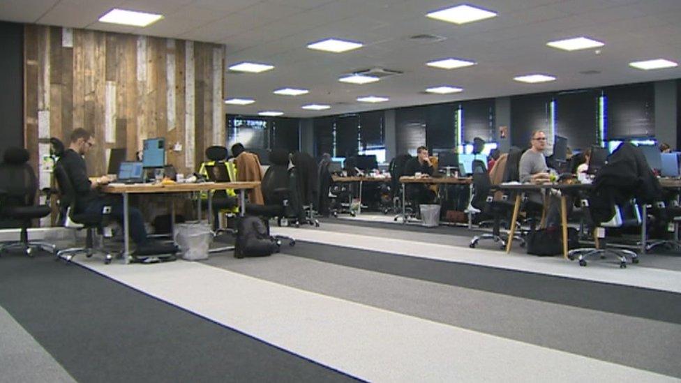 The offices in Wrexham Technology Park