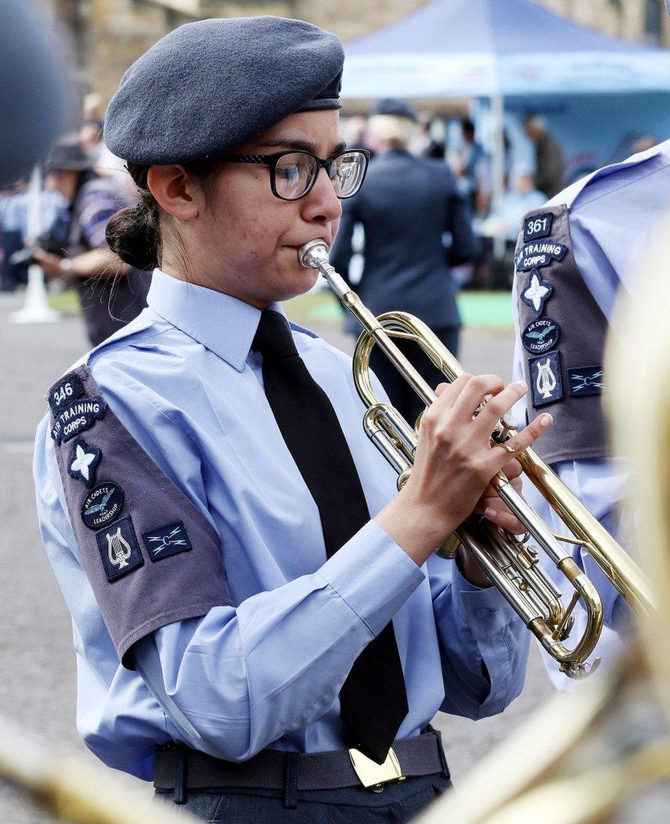 Royal Air Force centenary parade in Durham