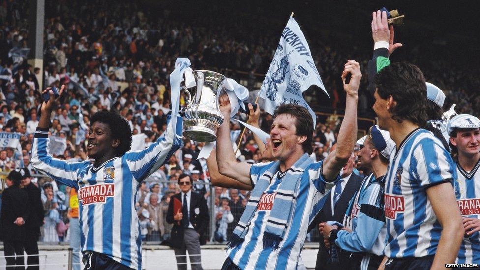 Coventry winning FA cup 1987