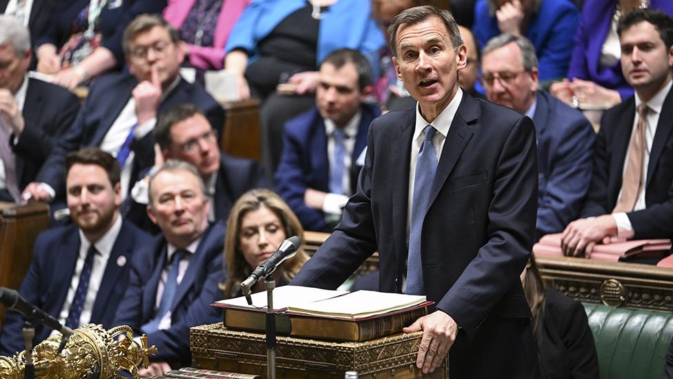 Jeremy Hunt in House of Commons