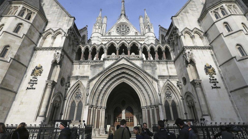 Outside the High Court following the verdict