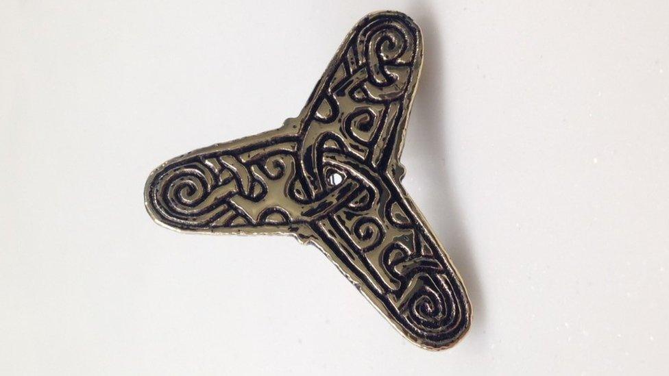 Viking brooch