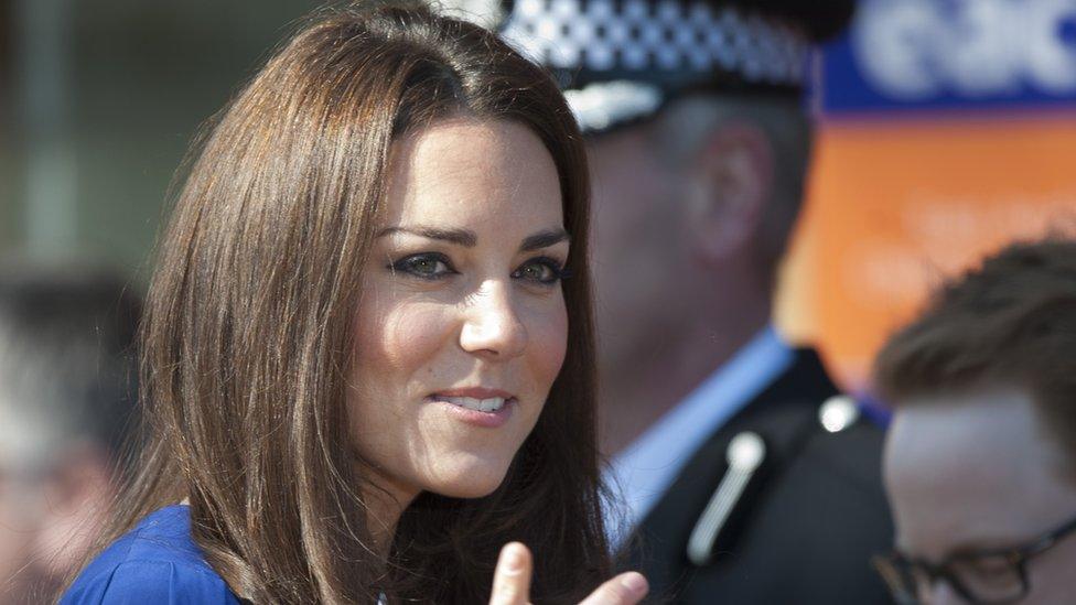 Duchess of Cambridge during her East Anglia Children's Hospices visit in March 2012