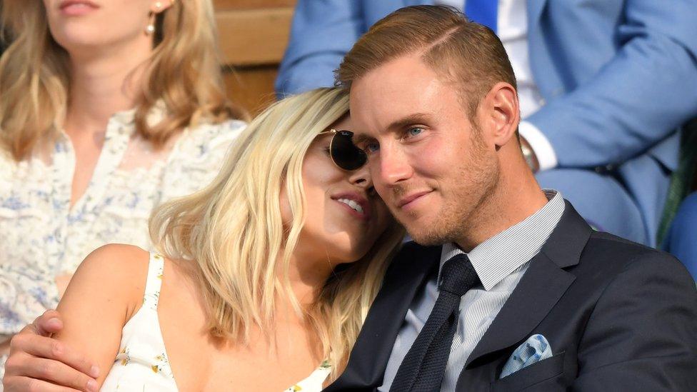 Stuart Broad and Mollie King