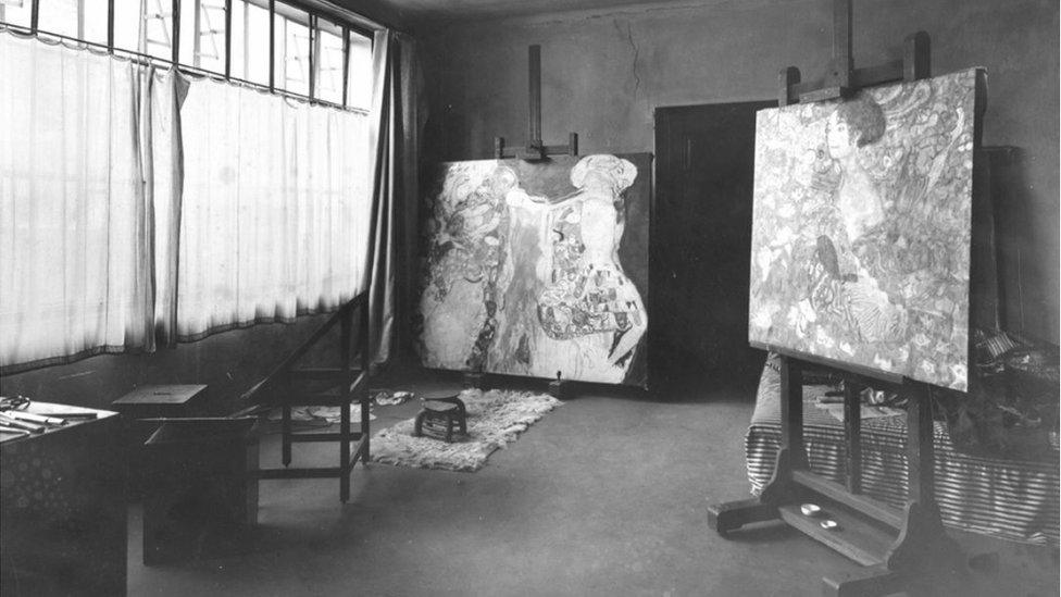 Klimt's studio