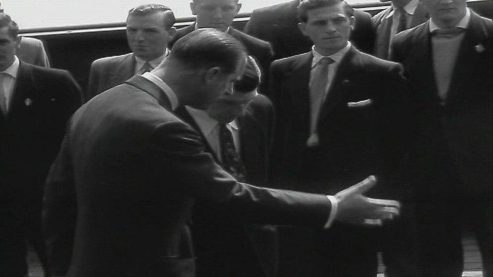 Prince Philip in Grimsby in the 1950s