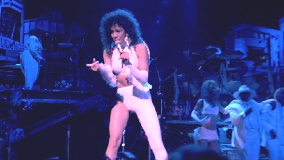 Sheila E on the Sign 'O' The Times tour