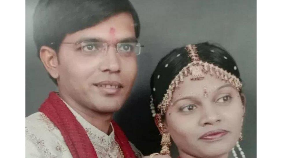 Jagdish Patel and his wife