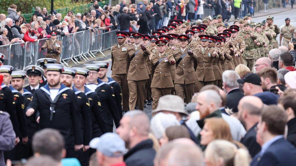 Sunderland remembrance parade