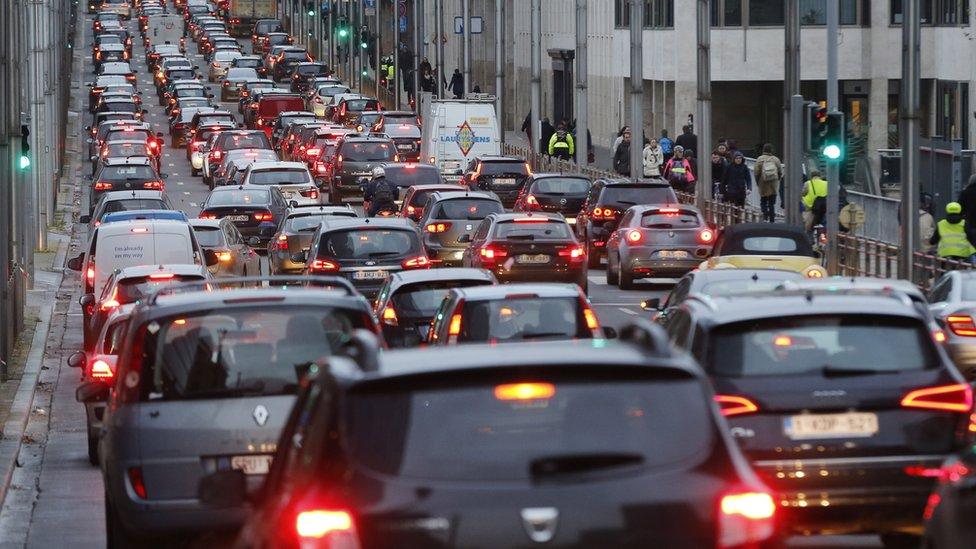 Traffic in Brussels