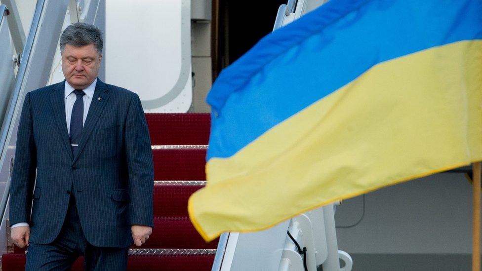 Ukraine's President Petro Poroshenko (31 March)