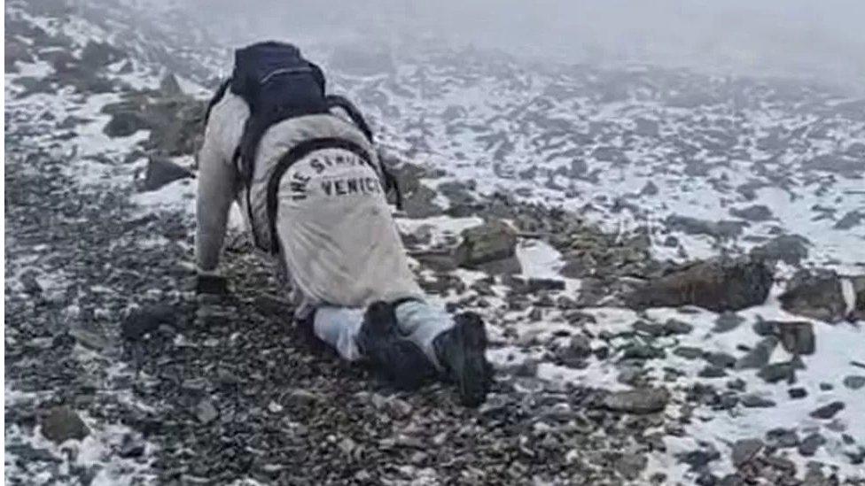 Crawling up Ben Nevis