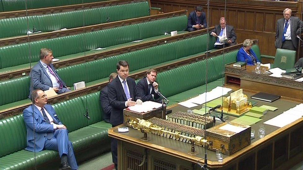 James Brokenshire speaking in the House of Commons