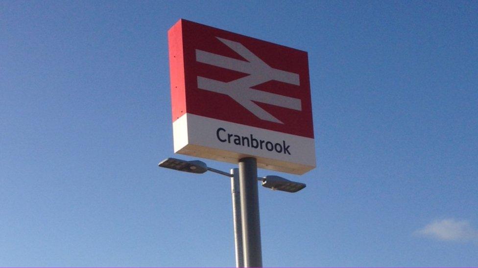 Sign of Cranbrook station